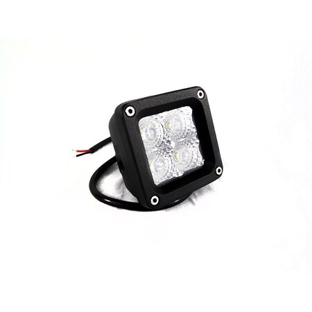 Race Sport 3X3In Hd Series 20W/1,300Lm 4-Led Cube Spot Light (Each) RS-HD20W-3X3S